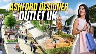 Shopping at Ashford McArthurGlen Designer Outlet & Ashford Mosque || UK London Travel Vlog 2025 🇬🇧