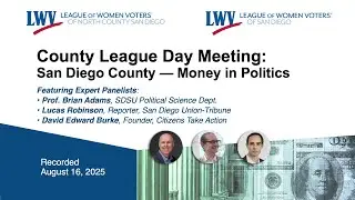 County League Day Meeting: Money In Politics 2025