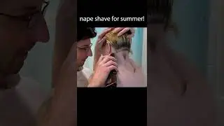 I love having my nape cleaned up for summer. This way I&rsquo;m not so sweaty. #haircut #napeshave #hair