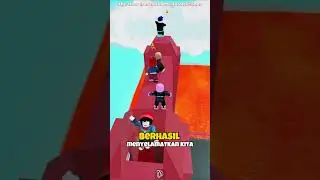 PARA BOCIL BERKELAHI DI ATAS JEMBATAN LAVA #shorts #roblox