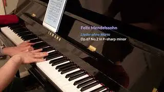 Mendelssohn - Lieder ohne Worte, Op.67 No.2
