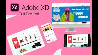 Fashion project using Adobe XD #adobexd
