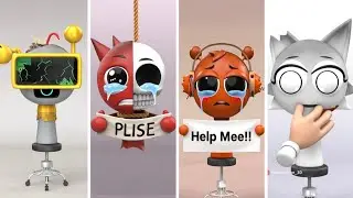 OH NO😱 Help Sprunki - Make them happy