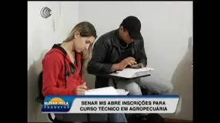 Senar MS abre inscri&ccedil;&otilde;es para curso t&eacute;cnico em agropecu&aacute;ria
