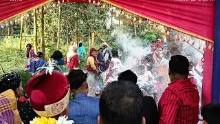 গ্রামের বিয়ের গেটে আটক করল শালীরা