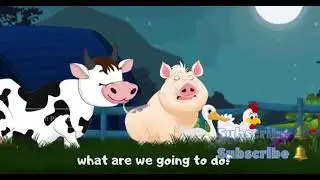 Farm Animals at Night | Bedtime Poem for Kids | Relaxing Sleep Story #kids