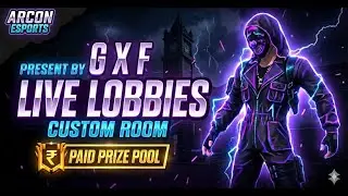 GXF LIVE PAID SCRIMS 3PM LIVE LOBBIE🔴