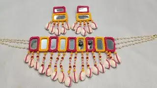 new jewellery making // jewellery set // mirror jewellery // handmade jewellery // new jewellery set