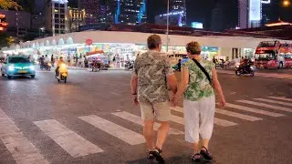 Relaxing Nguyen Hue Walking Street Night Walk | Ho Chi Minh City (Saigon) | Real Street Sounds