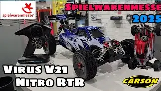 Nitroduft & toller Sound - Virus V21 1/8 Ready to Run von Carson - Neuheit Spielwarenmesse 2025