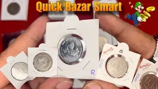 RARE & HISTORIC Indian Coins ! Khadi 1947 | 1950 | Half Rupee | Indira Gandhi