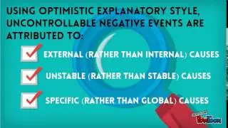 Optimistic Explanatory Style in Action