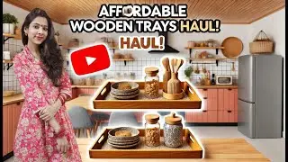 Meesho's Best Wooden Trays for Home and Restaurant on a Budget! | Home Essentials