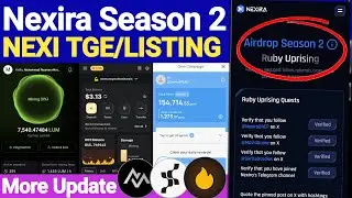 Nexira Airdrop Season 2,TGE Date, Tokenomics | Xenea Wallet, Hot Wallet and Mira Network Update