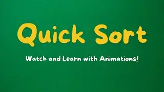 How Quick Sort Works Step-By-Step - Visual Algorithm Explanation | Data Structures | 2024