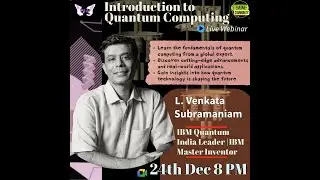 Quantum Computing with L. Venkata Subramaniam | STEMONEFF COMMUNITY CLUB | Namdapha