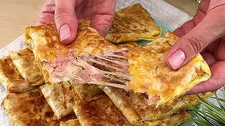Завтрак из лаваша, тающий во рту! Просто и вкусно! # 113