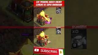 Clash of clans Secret 😱: SNEAKYS vs SUPER BARBARIAN #shorts #coc #clashofclans