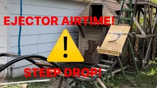 The NEW backyard roller coaster!