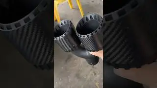 Honda Civic FK2 Type R custom exhaust with valvetronic + carbon fiber tips