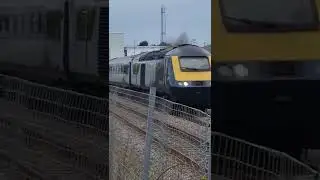 Scotrail Class 43 HST Departing from Elgin Scotland.