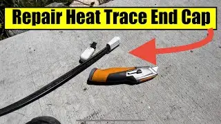 Repair Roof Snow Melt Heat Trace / Cable End