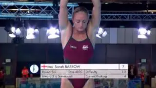 Sarah Barrow, Diving - Glasgow 2014