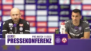 Live: Press conference before Austria Vienna - GAK (Stephan Helm, Manfred Fischer) (11/2025) #fak...