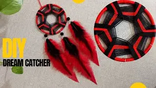 Diy Dream Catcher | Easy Dream Catcher webbing tutorial | آموزش دریمکچر آسان
