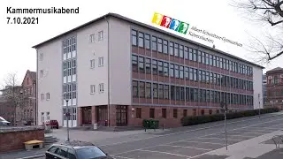 Kammermusikabend des Albert Schweitzer Gymnasium Kaiserslautern, 7. Oktober 2021, 18.30 Uhr