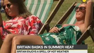 UK's hottest day of the year; Britain enjoys a spell of hot weather