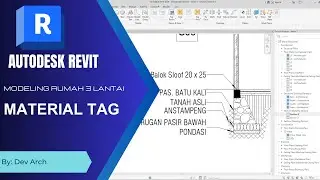 Keterangan (material tag) Revit | Modeling Rumah Autodesk Revit // Bag. 18