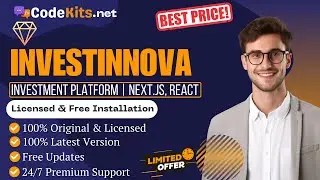 [Latest & Original] Investinnova - Investment Platform | Next.js, React, Express.js, Typescript