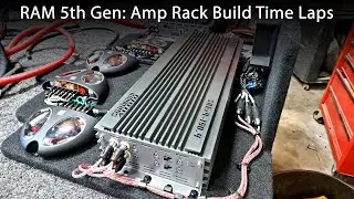RAM 5th Gen Amp Rack with Sundown Amps Build