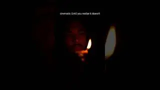 Fake firelight using DIY lighting setup! Matchstick look, pro results. #lightinghack #filmmaking