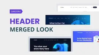 Create a Merged Header Design in Grigora