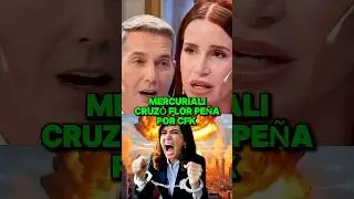 MERCURIALI CRUZ&Oacute; A LA KUKA  FLOR PE&Ntilde;A QUE DEFEND&Iacute;A CFK #milei #javiermilei