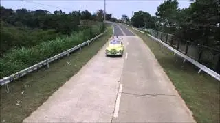 Wedding car tracking shot sample