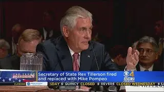 President Trump Fires Secretary of State Rex Tillerson