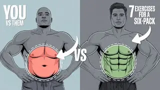 Only 7 Exercises for Abs 😱 Feel the Burn at Home 💪