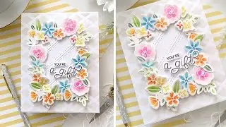 Creating Your Own Floral Frame with Pretty Pink Posh