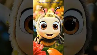 How Many Eyes Do Bees Have? 🐝 The Answer Might Surprise You! #funfacts #shorts