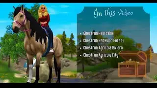 Star Equestrian Guide - Chestrun Heartside, Redwood, Riviera, Agricola City 