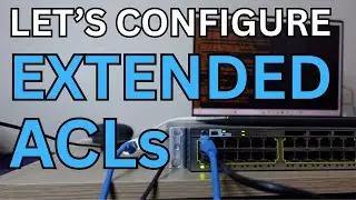 How to Set up Extended ACLs on a Cisco L3 Switch | CCNA Security | Access Control List Configuration