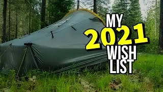 CAMPING gear I WANT in 2021 | My BACKPACKING gear wish list