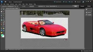 Photoshop Elements 10 - Remove Image Background with Magic Eraser Tool