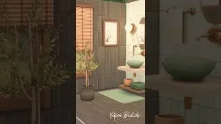 Sleek bathroom  creator kit from ​⁠@Syboulette  #sleekbathroom #kikoibuilds #thesims4  #eapartner