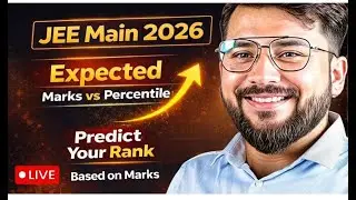 JEE Mains 2026 Expected Cutoff |  Marks Vs Ranks Vs Percentile #jee2026cutoff