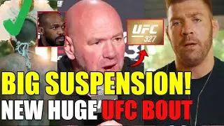 Dana White MAJOR MATCHUP for UFC 327 REVEALED, Pereira vs. Jones COULD HAPPEN, Huge UFC Suspension
