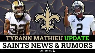 Tyrann Mathieu Update: Honey Badger Visits Saints, Drew Brees on Jameis Winston, Taco Charlton News